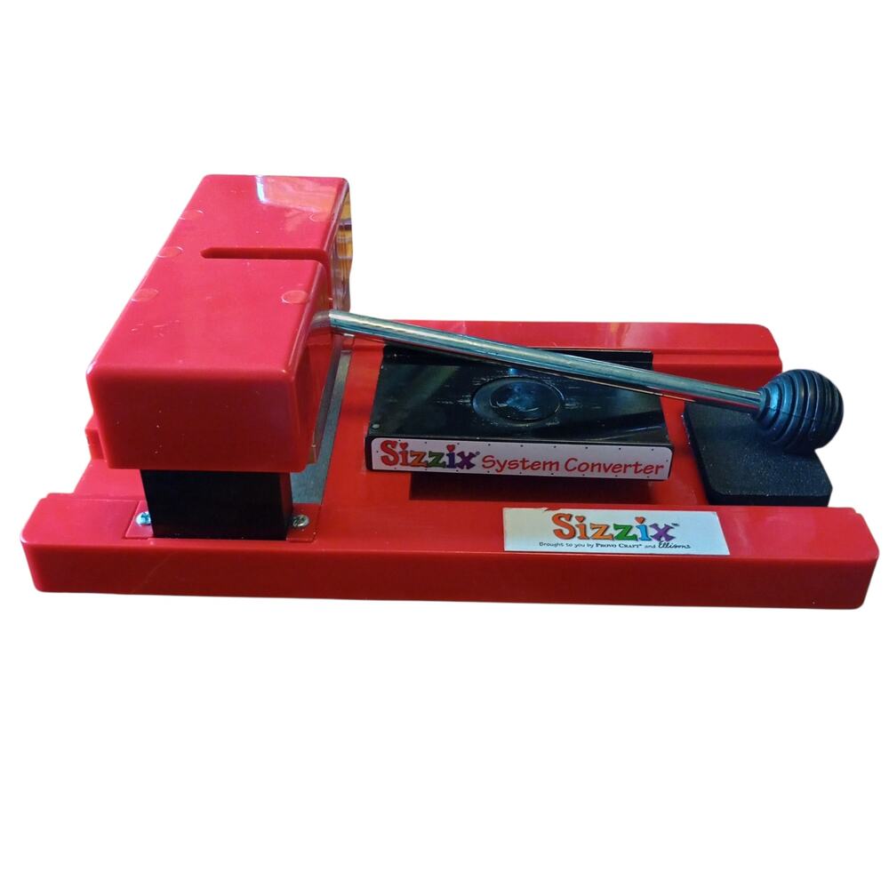 Sizzix Original Red Die-Cutting Machine + System Converter | Provo Craft Press